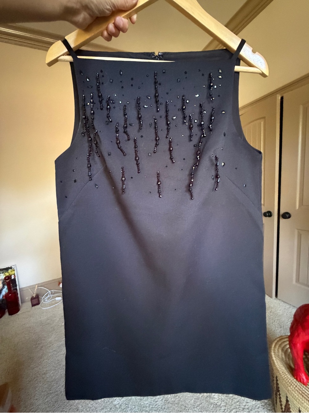 Elegant Black H&M Edition Beaded Black Dress